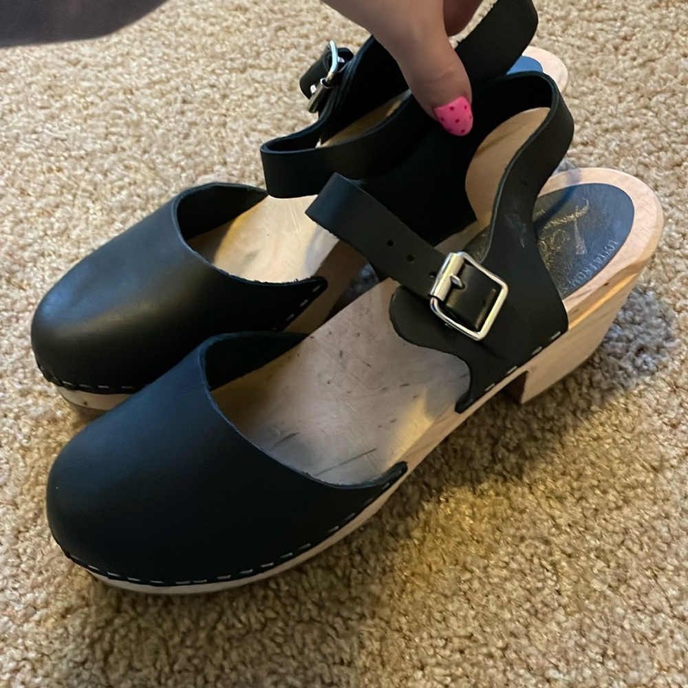 Lotta From Stockholm Black Clogs
